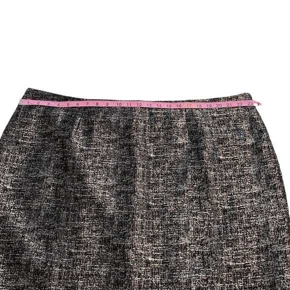 Michel Studio Collection Black & Silver Cocktail Pencil Skirt - Size 2X - Picture 7 of 12